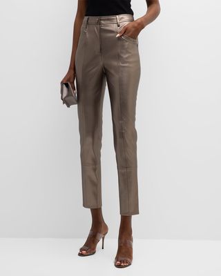 Rue Faux Leather Skinny Pants