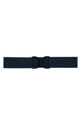 RUESPARI Navy Brut & Matte Black Clasp Stretch Belt