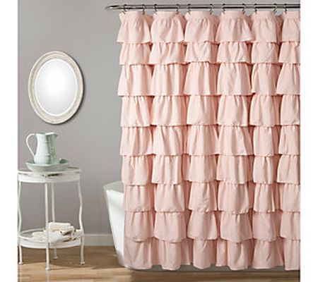 Ruffle 72" x 72" Shower Curtain by Lush Decor