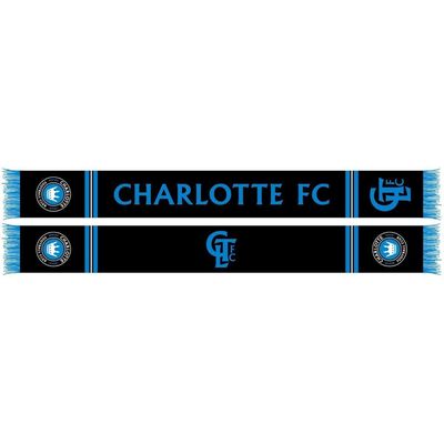 RUFFNECK SCARVES Black Charlotte FC Secondary Woven Scarf