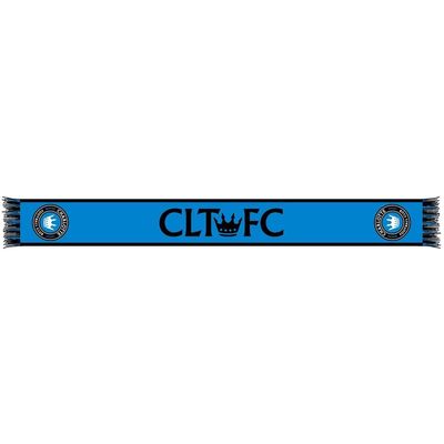 RUFFNECK SCARVES Charlotte FC Two-Tone Summer Scarf in Blue