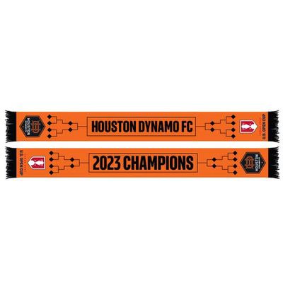RUFFNECK SCARVES Houston Dynamo FC 2023 Lamar Hunt U. S. Open Cup Champions Scarf in Orange