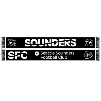 RUFFNECK SCARVES Seattle Sounders FC Orca Scarf in Black