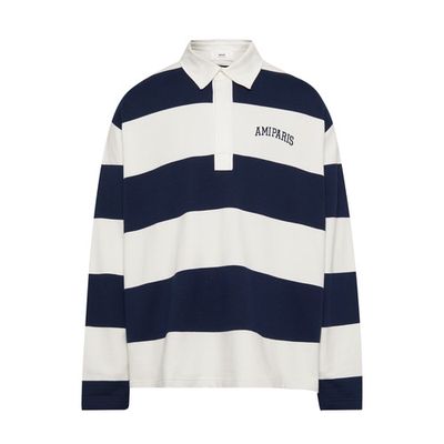 Rugby stripe polo