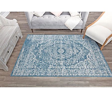 Rugs America Freya FY70A Blue Frost Farmhouse 8 0" x 10'0"