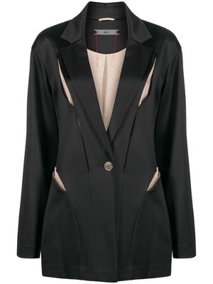 RUI cut-out tailored blazer - Black
