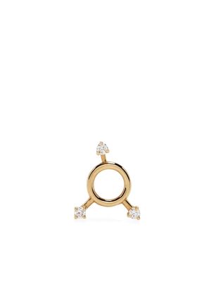 Ruifier 18kt yellow gold Scintilla Sol Orb 3 stud earring