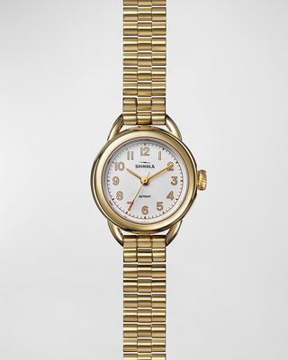 Runabout Gold Bracelet Watch, 25mm