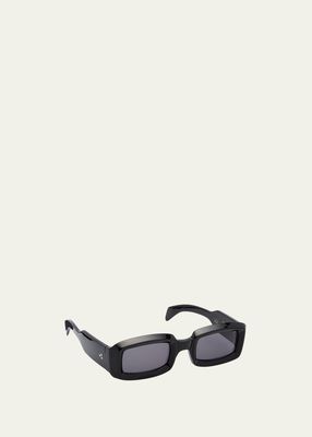 Runaway Monochrome Acetate Rectangle Sunglasses