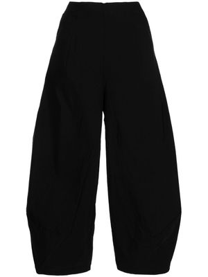 Rundholz wide-leg cropped trousers - Black