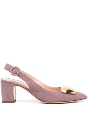 Rupert Sanderson Marina 70mm slingback pumps - Pink