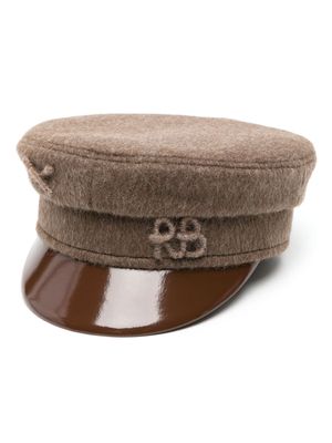 Ruslan Baginskiy Baker Boy logo-appliqué cap - Brown