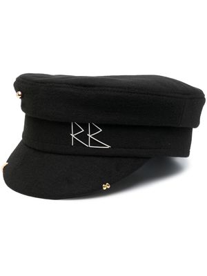 Ruslan Baginskiy embroidered-logo breton hat - Black