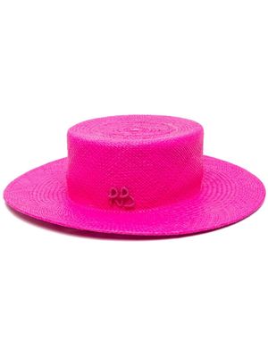 Ruslan Baginskiy embroidered-logo sun hat - Pink