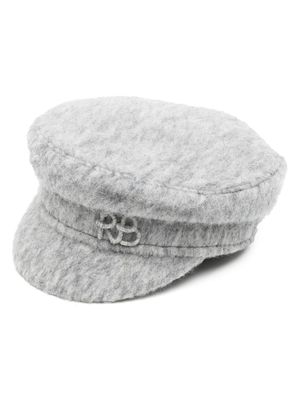 Ruslan Baginskiy logo-appliqué baker boy hat - Grey