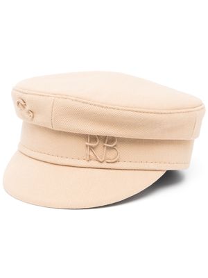 Ruslan Baginskiy logo-appliqué baker boy hat - Neutrals