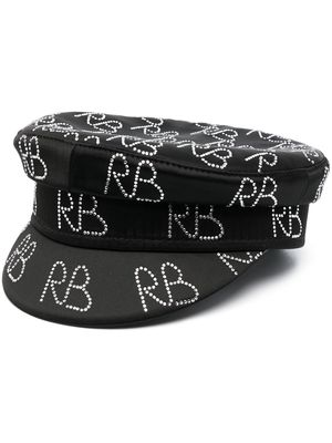 Ruslan Baginskiy logo-embellished baker boy hat - Black
