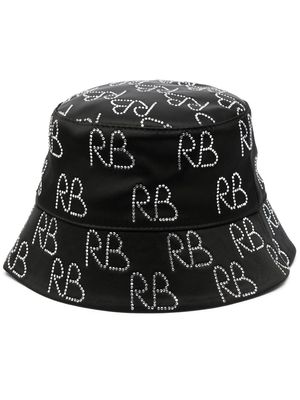 Ruslan Baginskiy logo-embellished cotton bucket hat - Black