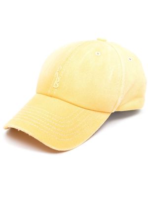 Ruslan Baginskiy logo-embroidered baseball cap - Yellow