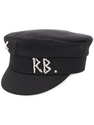Ruslan Baginskiy studded logo embellished cap - Black