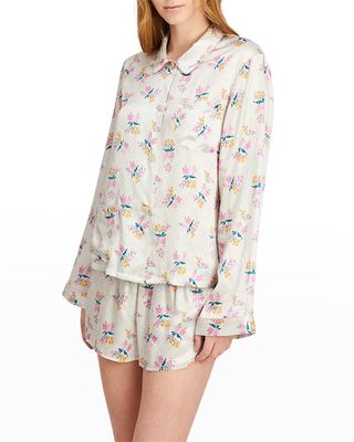 Ruthie Corey Floral-Print Pajama Set