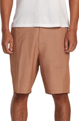 RVCA All Time Hybrid Shorts in Camel