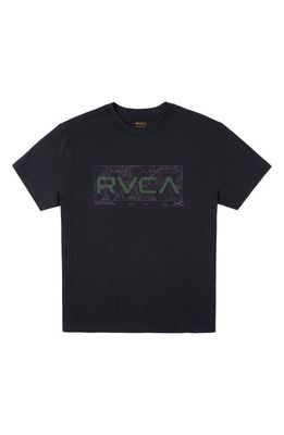 RVCA Big Topo Logo Graphic T-Shirt in Black