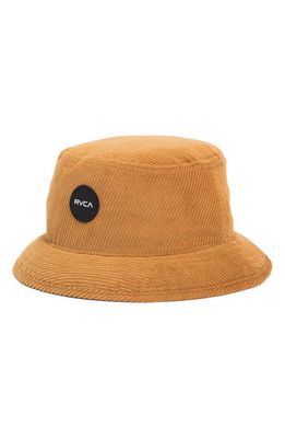 RVCA Chunky Corduroy Bucket Hat in Camel