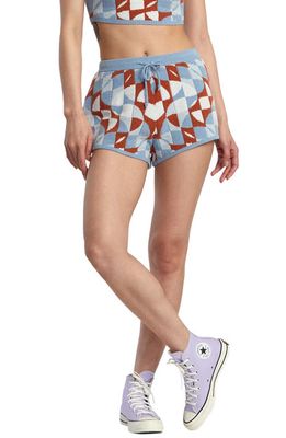 RVCA Geode Sweater Shorts in Sandlewood