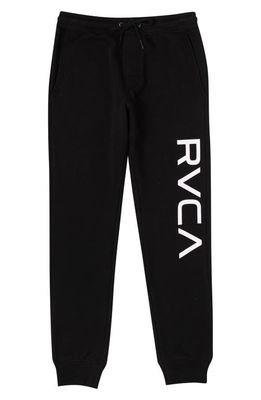 RVCA Kids' Big Logo Sweatpants in Black
