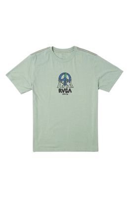 RVCA Kids' Earth Corp Graphic T-Shirt in Green Haze