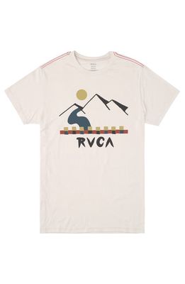RVCA Kids' Innerstate Graphic T-Shirt in Antique White