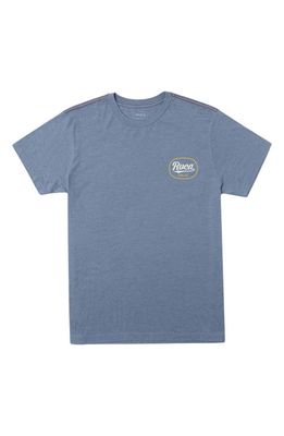 RVCA Kids' Pantero Graphic T-Shirt in Industrial Blue