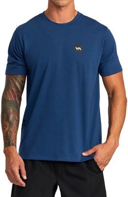 RVCA Men's 2X Performance T-Shirt in Army Blue