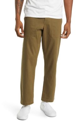 RVCA Men's All Time Camp Pants in Army Green
