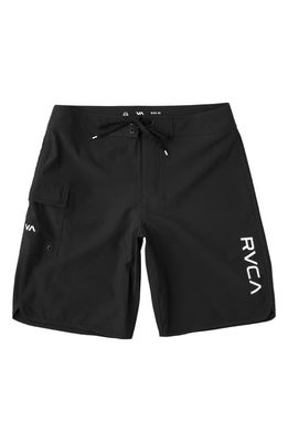 RVCA Men's Eastern Board Shorts in All Black