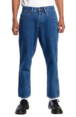 RVCA Men's New Dawn Modern Straight Fit Jeans in Blue Collar