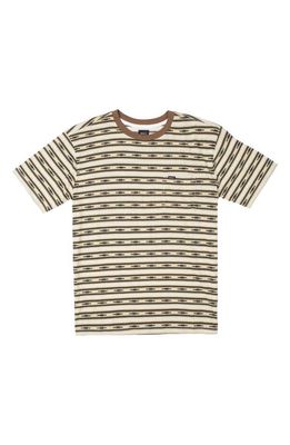 RVCA Men's Tortuga Stripe Pocket T-Shirt in Khaki