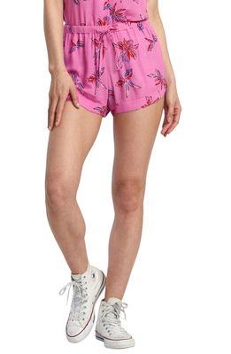 RVCA New Yume Floral Shorts in Cyclamen