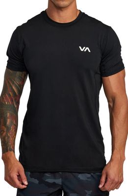 RVCA Sport Vent Logo T-Shirt in Black
