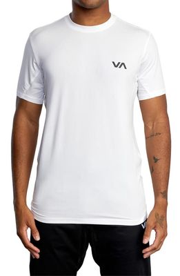 RVCA Sport Vent Logo T-Shirt in White