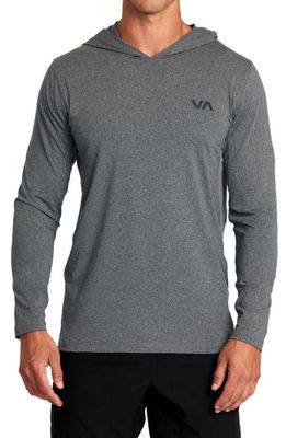 RVCA Sport Vent Pullover Hoodie in Charcoal Heather
