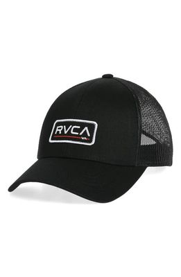 RVCA Ticket Trucker III Hat in Black Black
