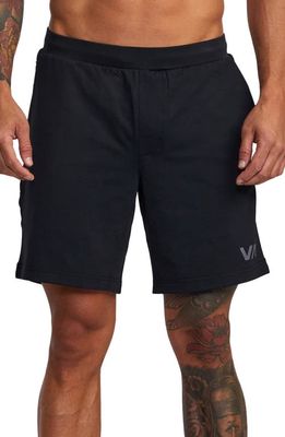 RVCA Trainer Athletic Shorts in Black