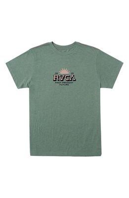 RVCA Type Set Logo Graphic T-Shirt in Jade