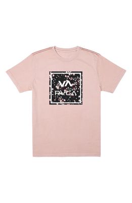 RVCA VA All the Way Logo Graphic T-Shirt in Pale Mauve