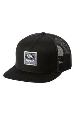 RVCA VA Trucker Hat in Black