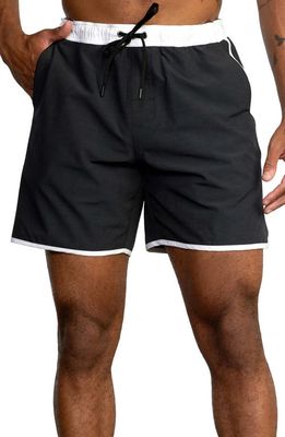 RVCA Yogger Hybrid Shorts in Black