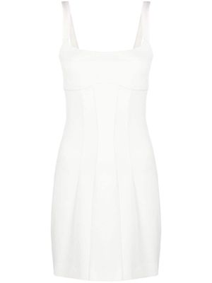 RXQUETTE Frame crepe minidress - White