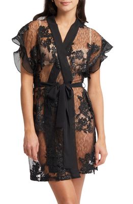 Rya Collection Charming Lace Wrap in Black 